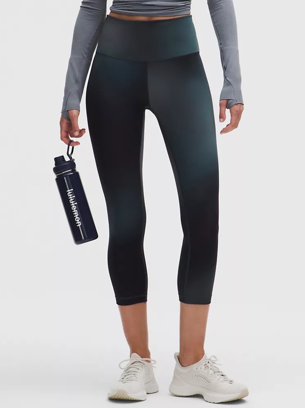 Lululemon Wunder train 21” Midnight Haze black 8 new